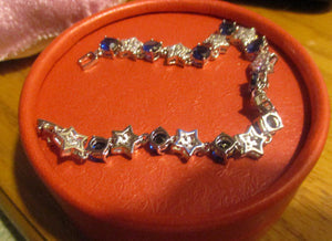 Blue White Red Bracelets $35.00