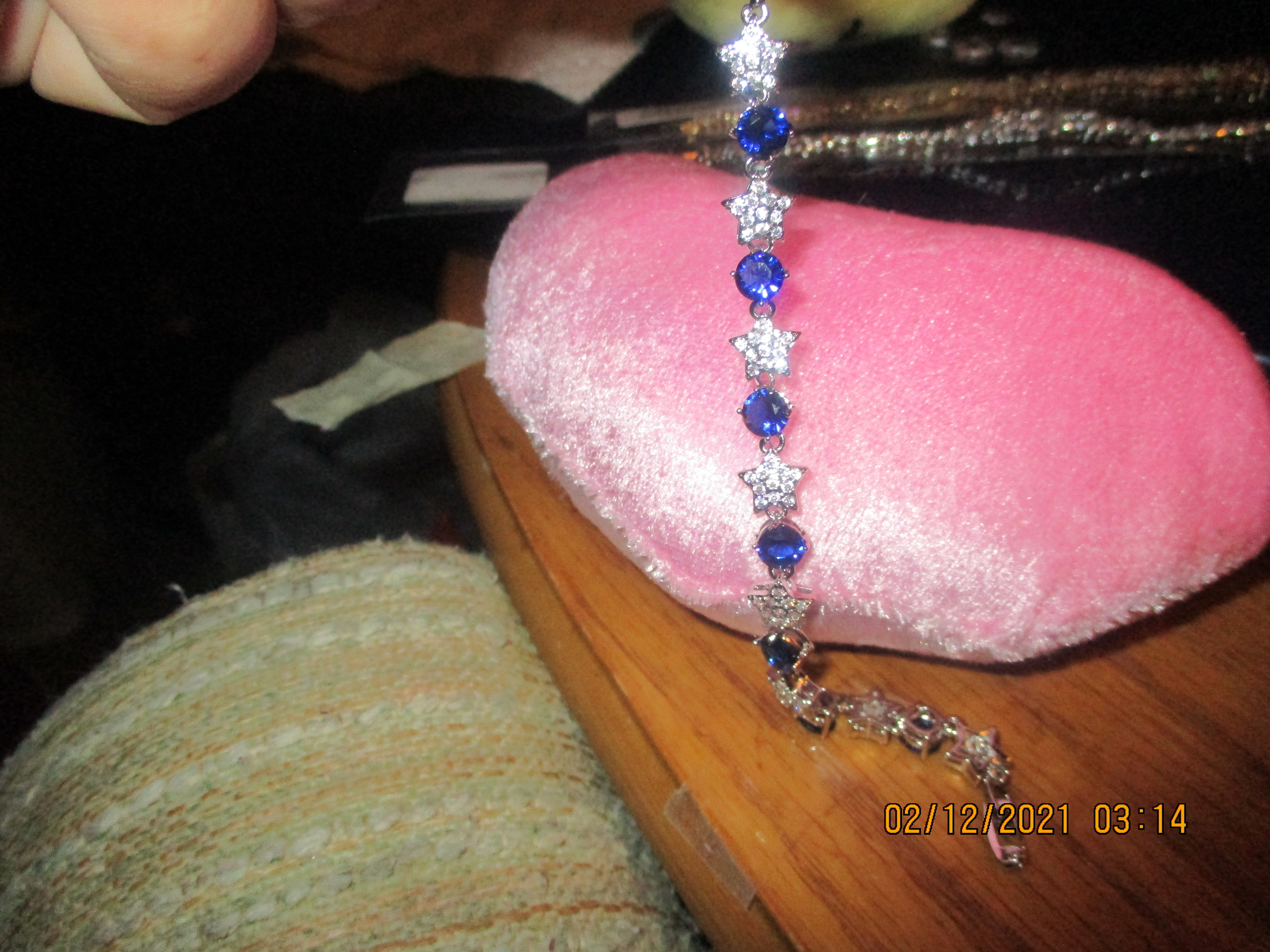 Blue White Red Bracelets $35.00