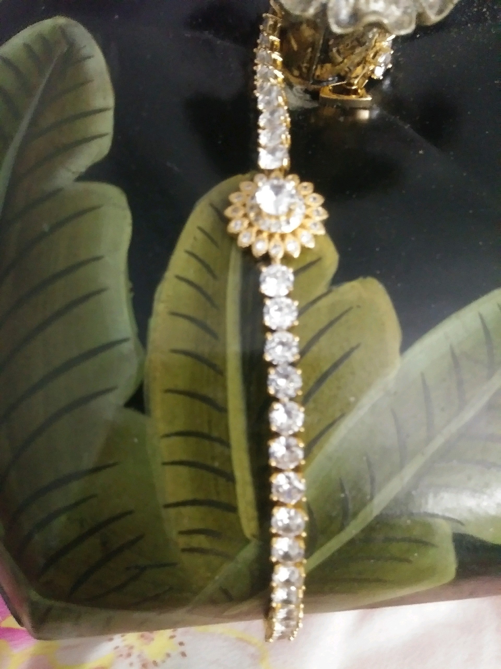 Gold Lotus Bracelet/Free Shipping!