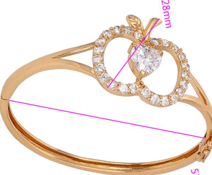 Apple Gold Bangle $ 45.00 Free Shipping