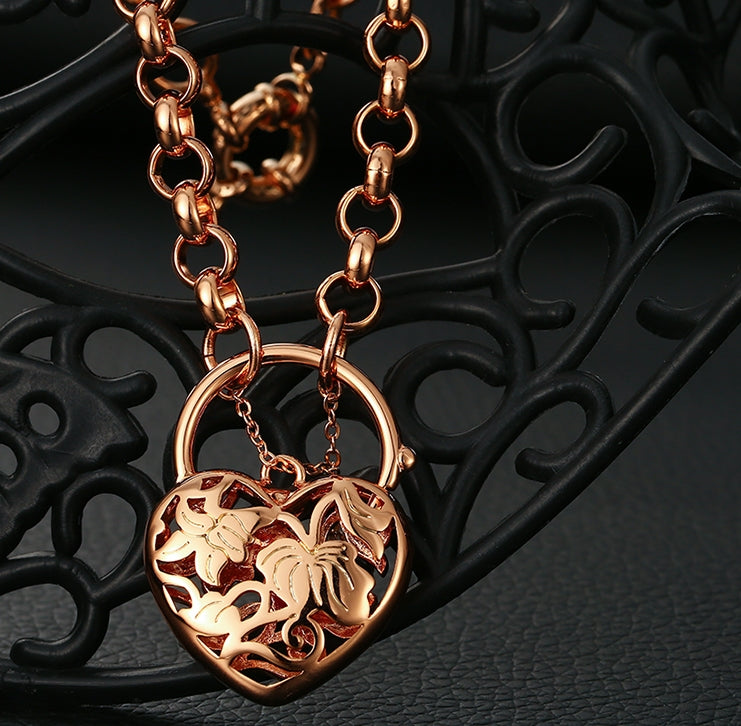 Gold Heart Bracelet $45.00