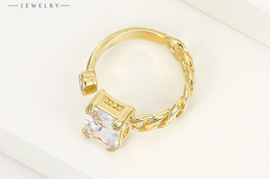 Open Gold Ring 14K            Sale:  $23.99