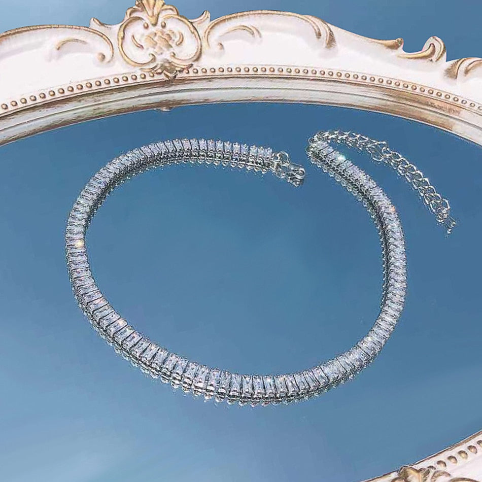 Necklace Choker Zirconias        SALE NOW:  $ 20.00