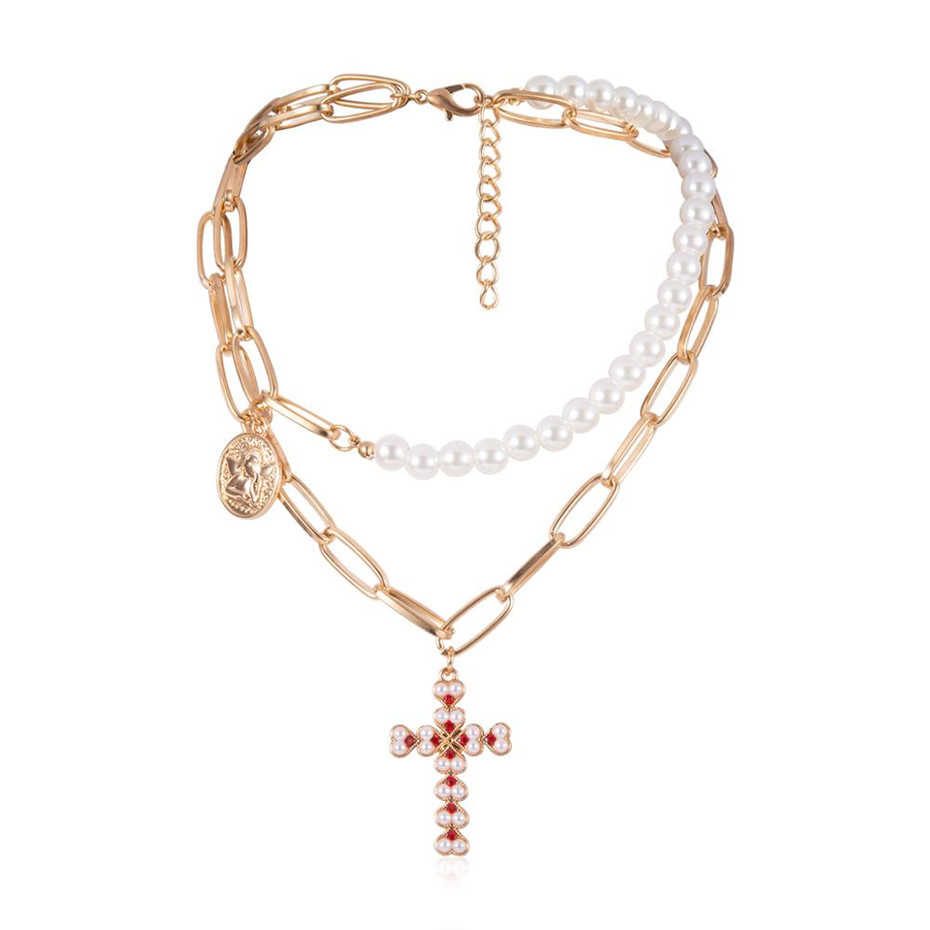 Boho Cross Necklace  Sale Now$20.00