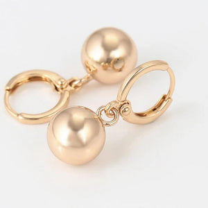 Gold Rose Earrings $20.00