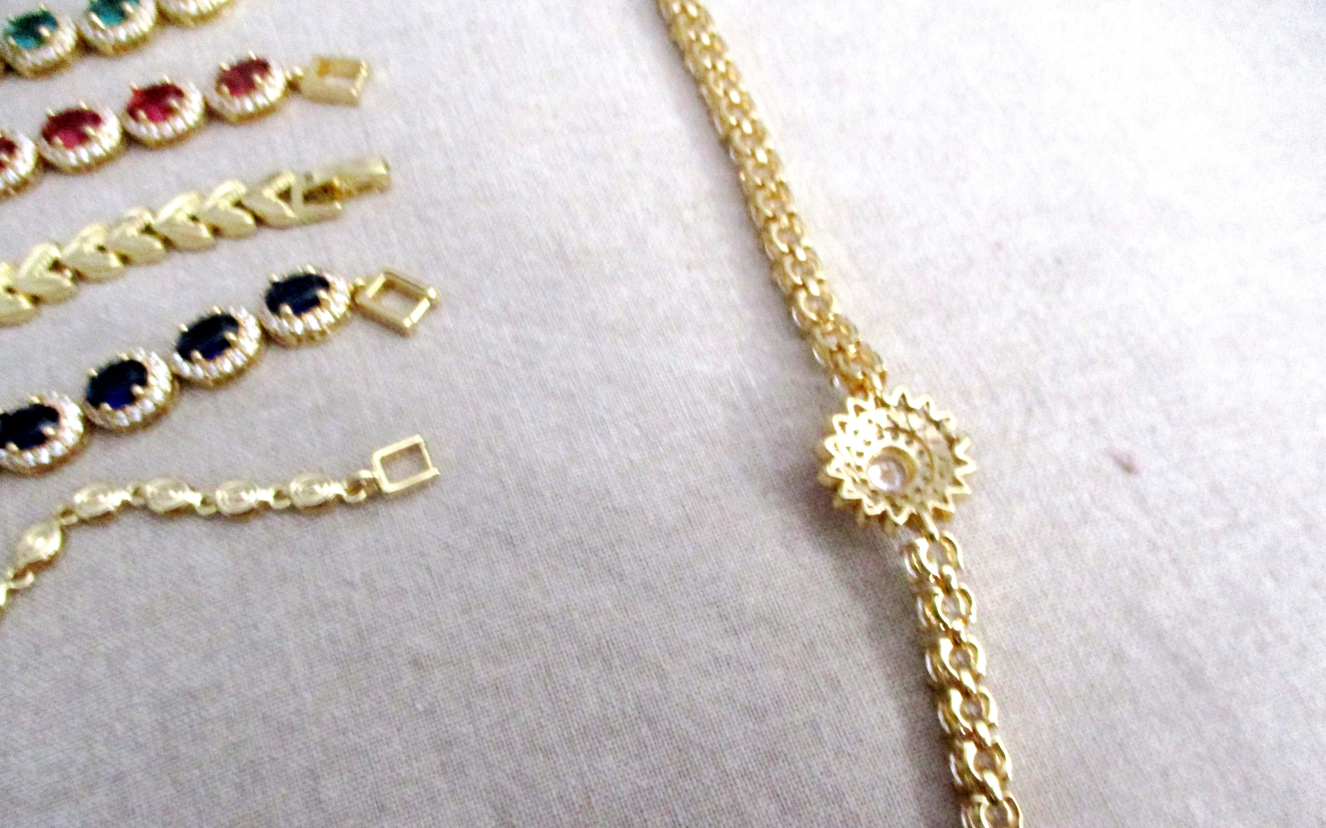 Gold Lotus Bracelet/Free Shipping!