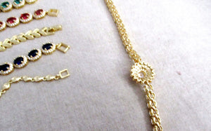 Gold Lotus Bracelet/Free Shipping!